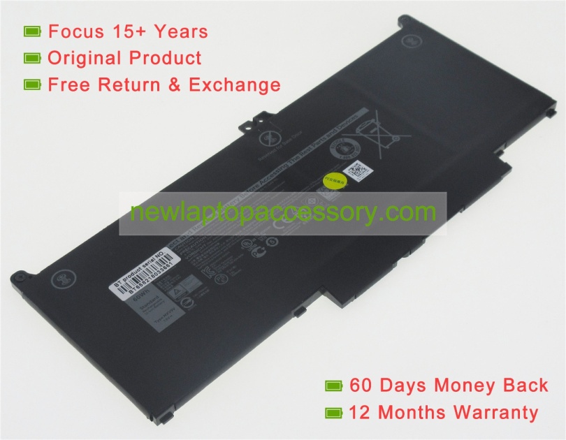thumbnail image 2 of Replacement MXV9V 60Wh Battery For Dell Latitude 5300, 5310, 7300, 7400 Series 2 of 3