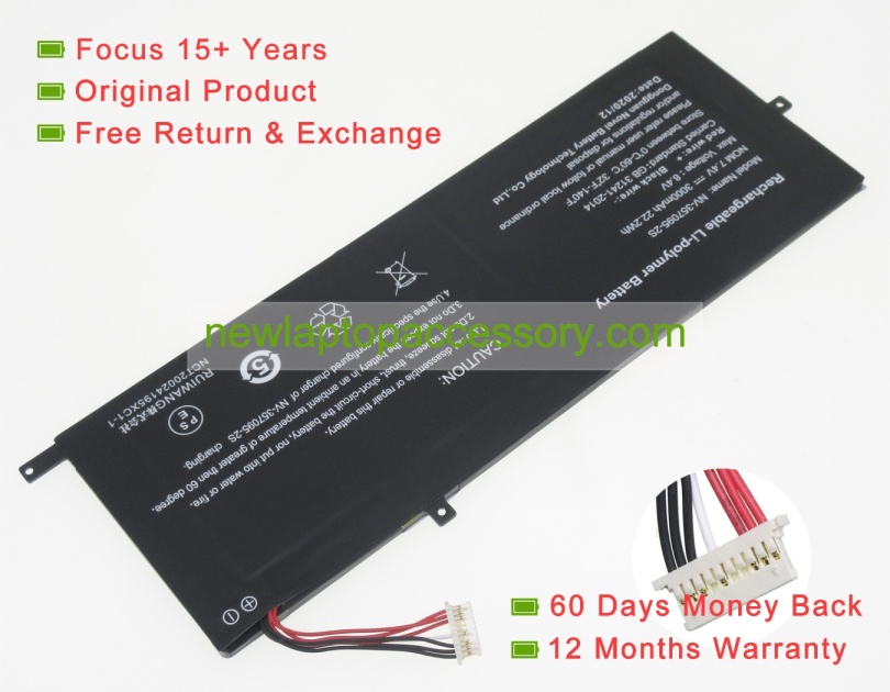Wajun pro 8, 7.4V 22.2Wh batteries