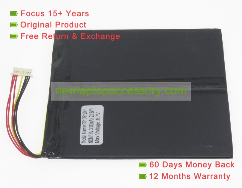WAJUN Pro-8, 7.4V 29.6Wh batteries